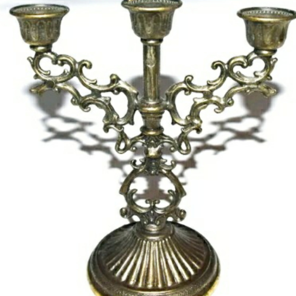 Three Candle Candelabra